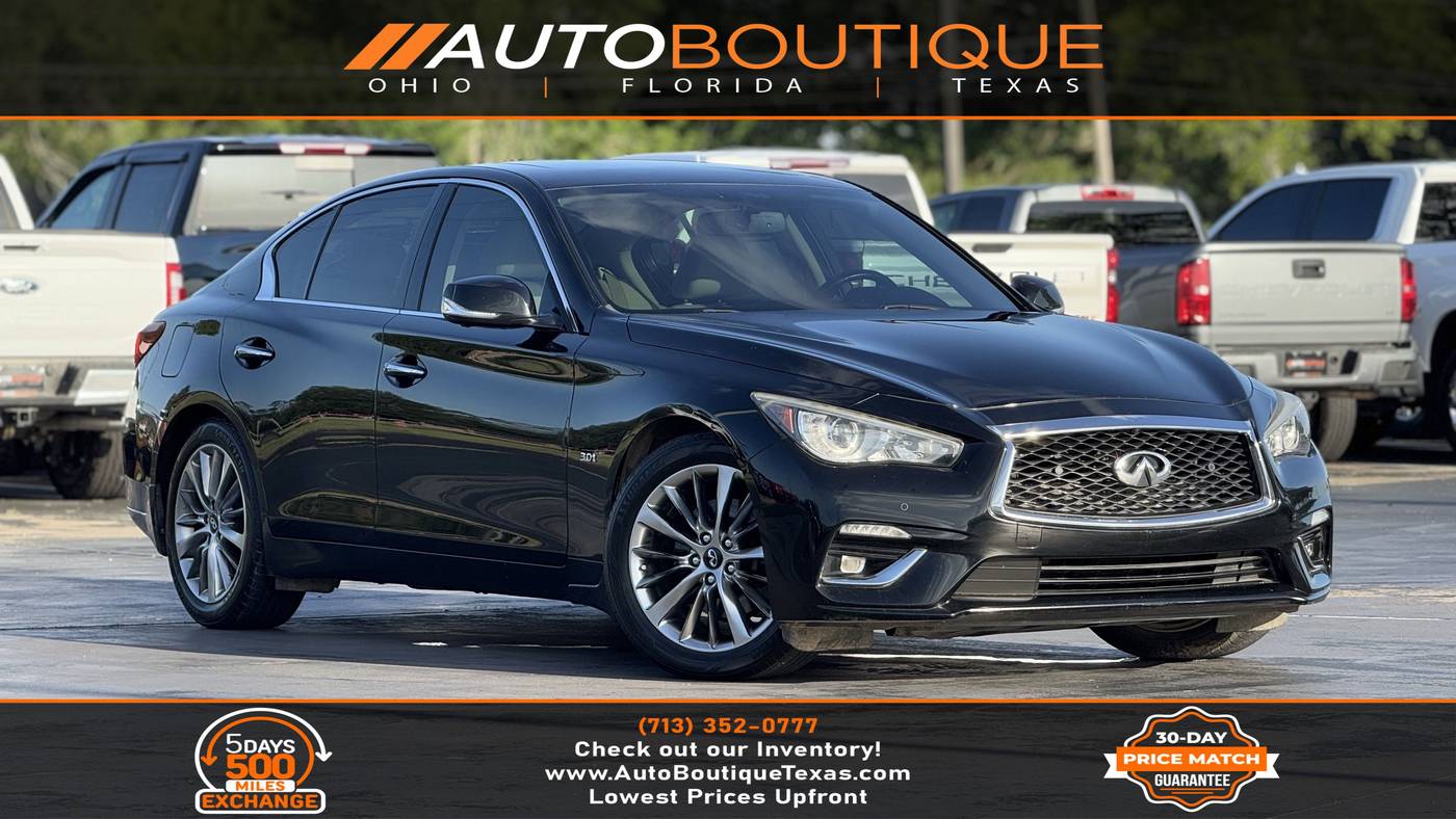 2018 INFINITI Q50 3.0t LUXE — Sedan — 76,361 mi — Alvin, TX