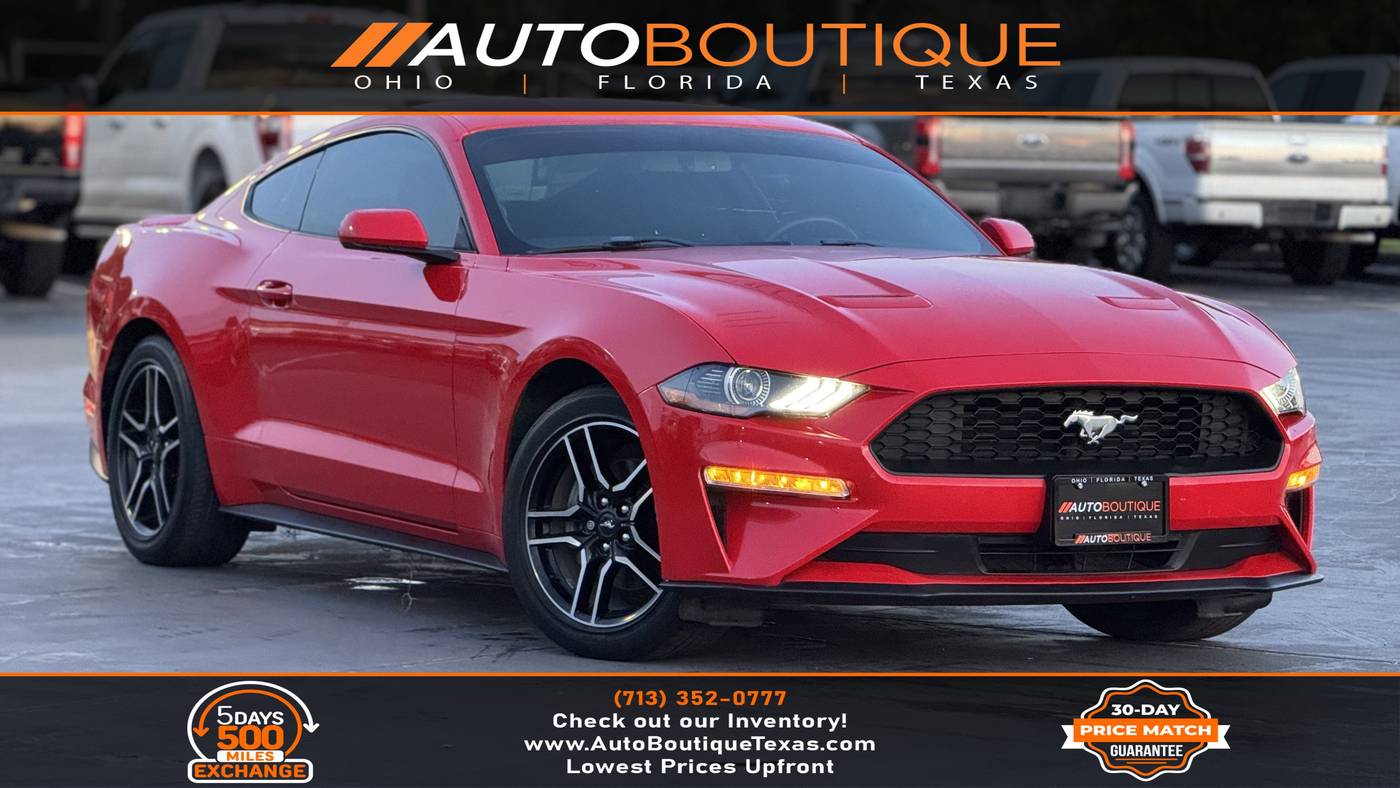 2019 Ford Mustang EcoBoost — Coupe — 63,619 mi — Alvin, TX