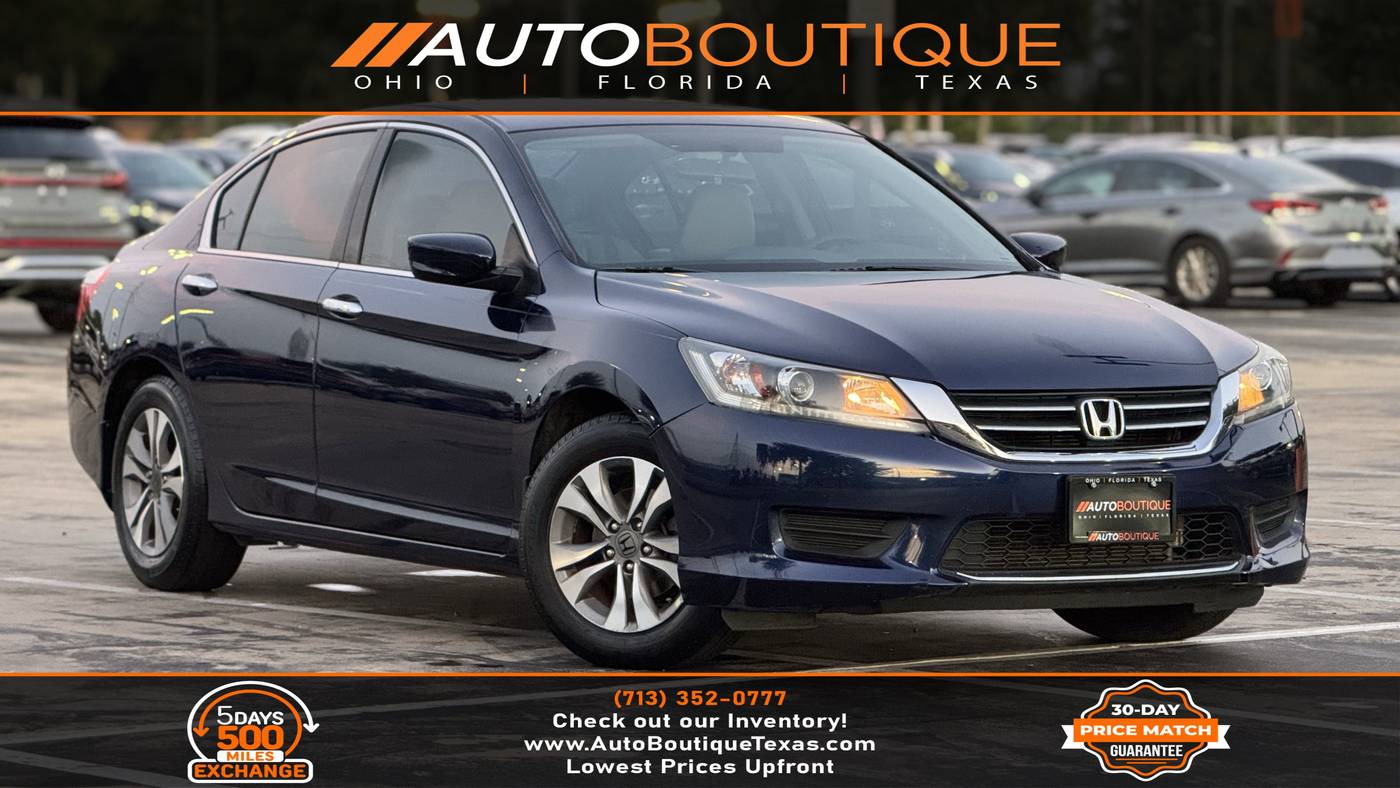 2015 Honda Accord LX — Sedan — 78,082 mi — Alvin, TX