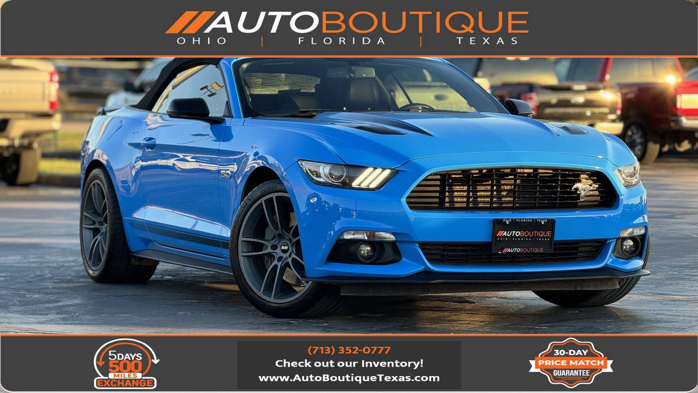 2017 Ford Mustang GT Premium — Convertible — 61,109 mi — Alvin, TX