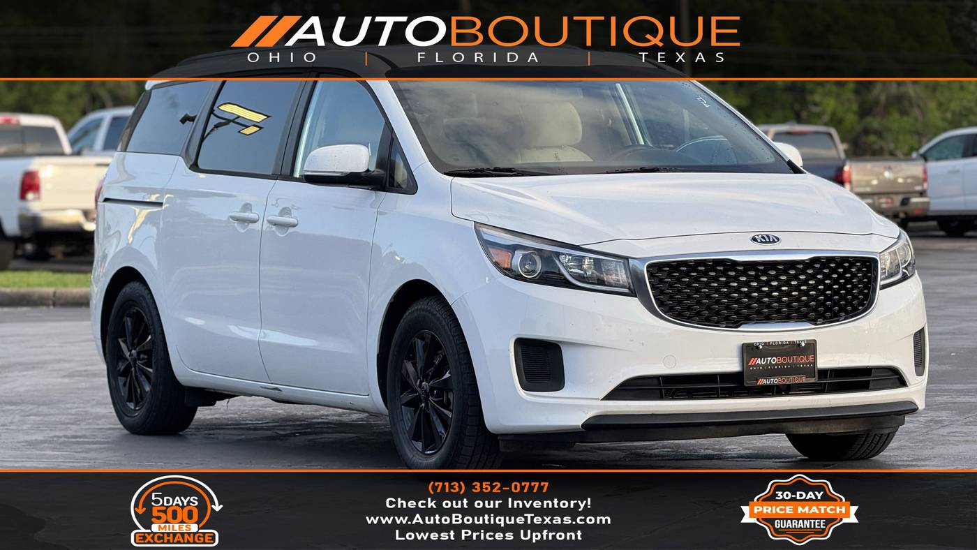 2016 Kia Sedona LX — Minivan — 80,865 mi — Alvin, TX