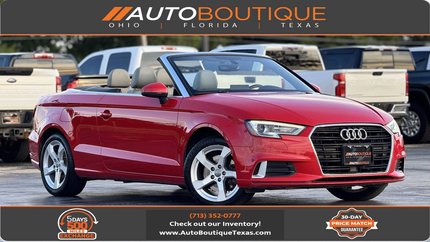 2019 Audi A3 Premium — Convertible — 58,315 mi — Alvin, TX