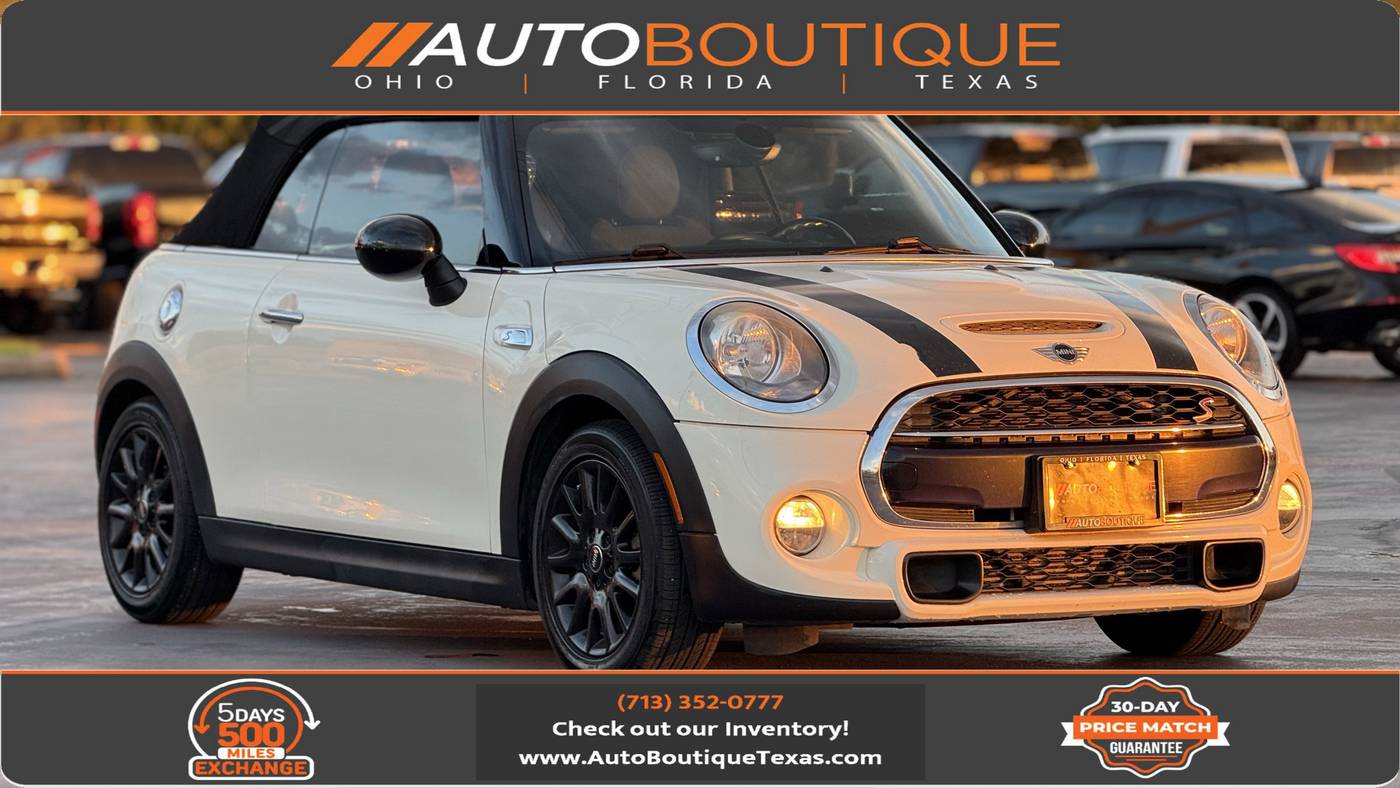 2017 MINI Convertible Cooper S — Convertible — 121,288 mi — Alvin, TX