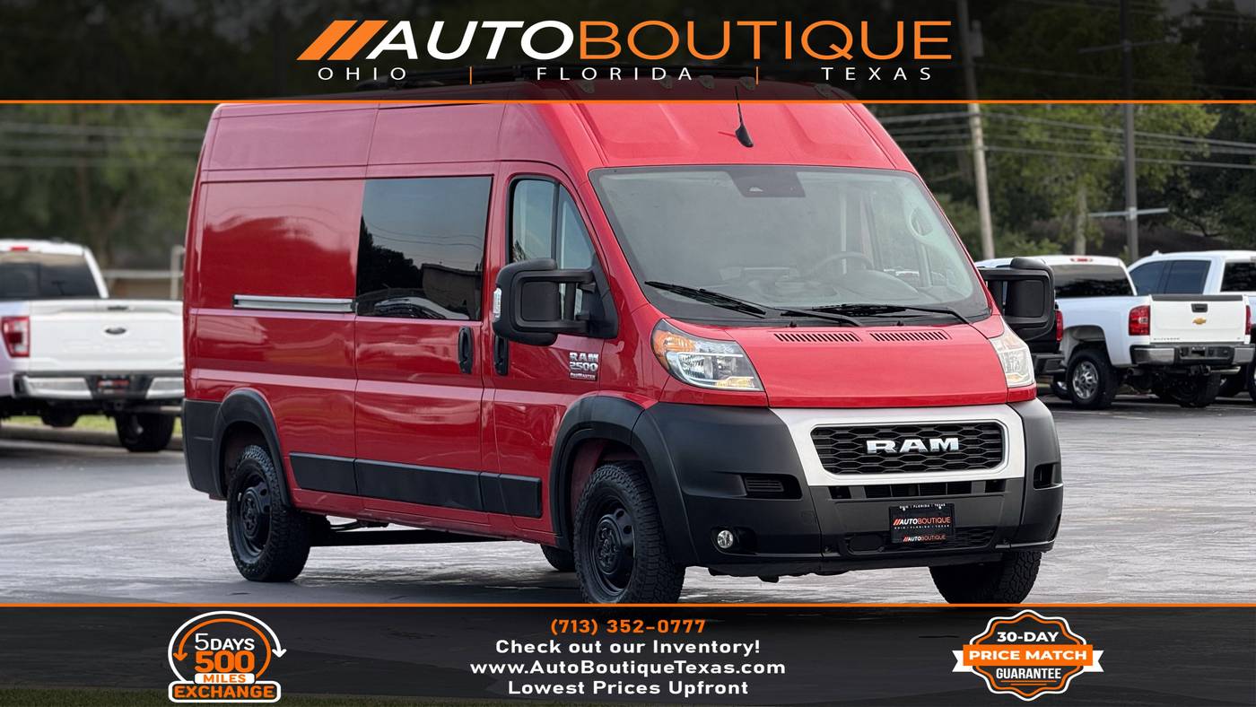 2022 Ram ProMaster Cargo Van 2500 — Cargo Van — 33,888 mi — Alvin, TX