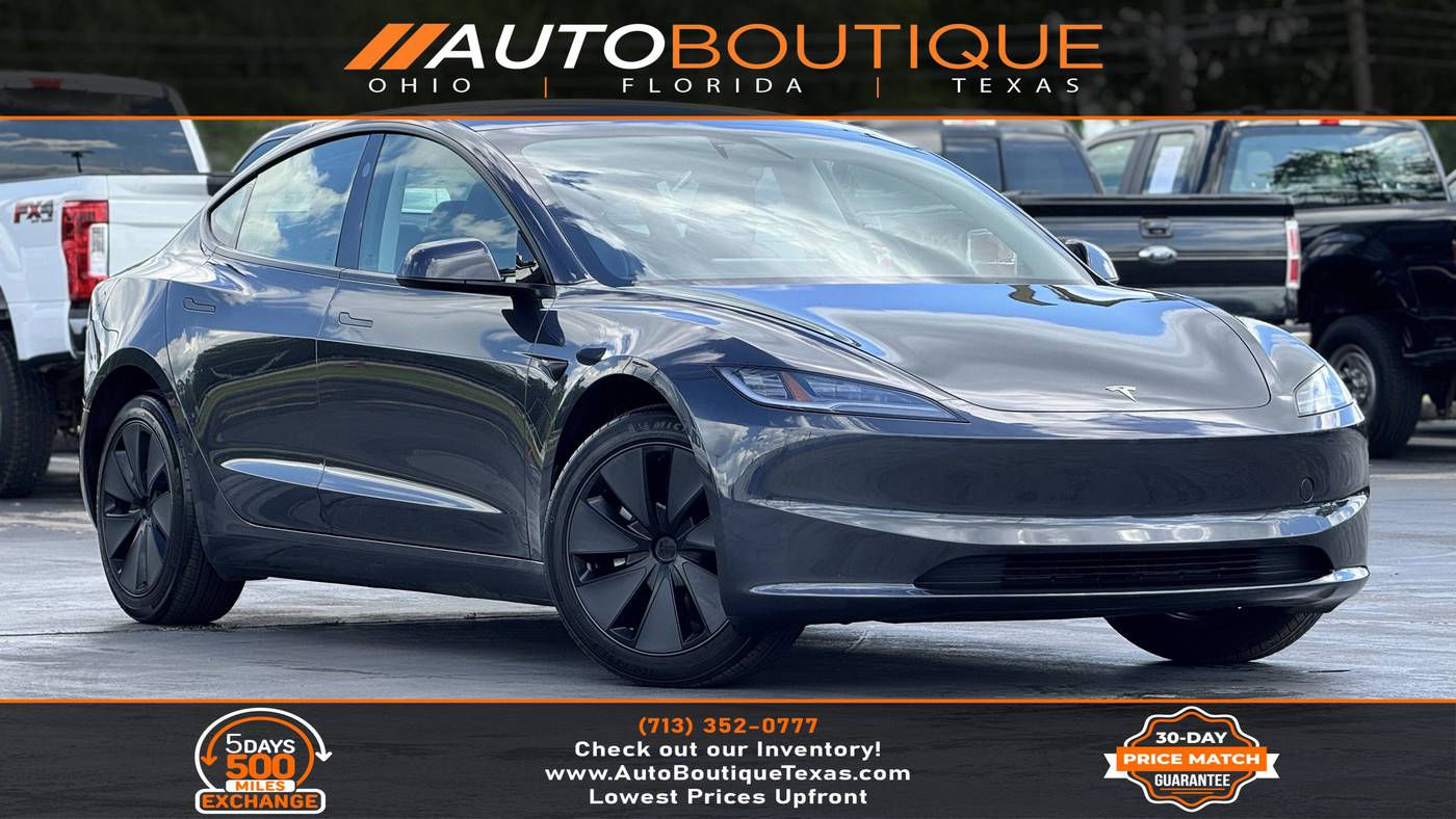 2025 Tesla Model 3 Long Range — Sedan — 1,555 mi — Alvin, TX
