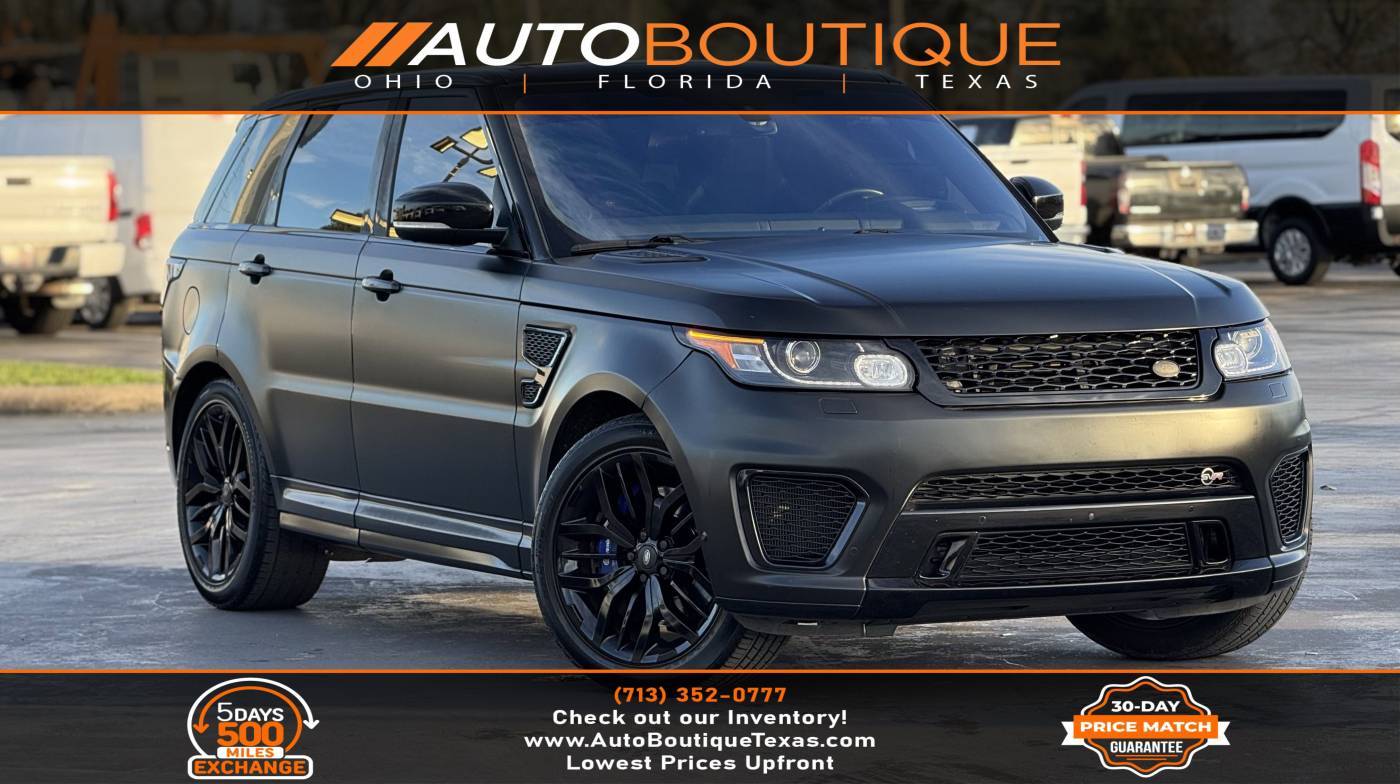 2016 Land Rover Range Rover Sport SVR