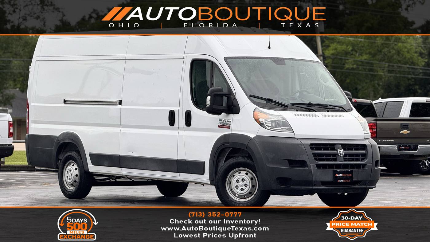 2018 Ram ProMaster Cargo Van 3500 — Cargo Van — 86,642 mi — Alvin, TX
