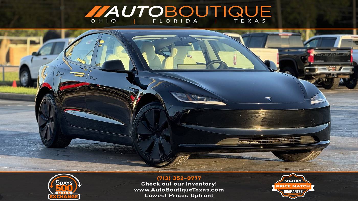 2025 Tesla Model 3 Long Range — Sedan — 1,767 mi — Alvin, TX