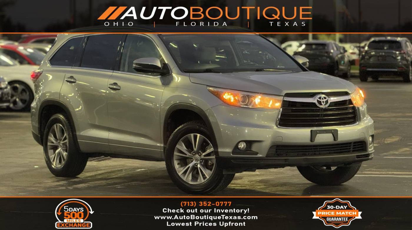 2015 Toyota Highlander XLE — SUV — 106,026 mi — Alvin, TX