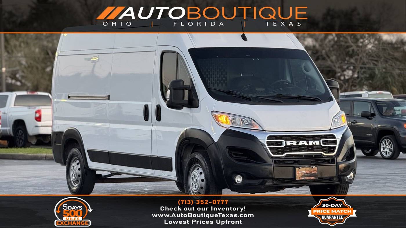 2023 Ram ProMaster Cargo Van 2500 — Cargo Van — 98,305 mi — Alvin, TX