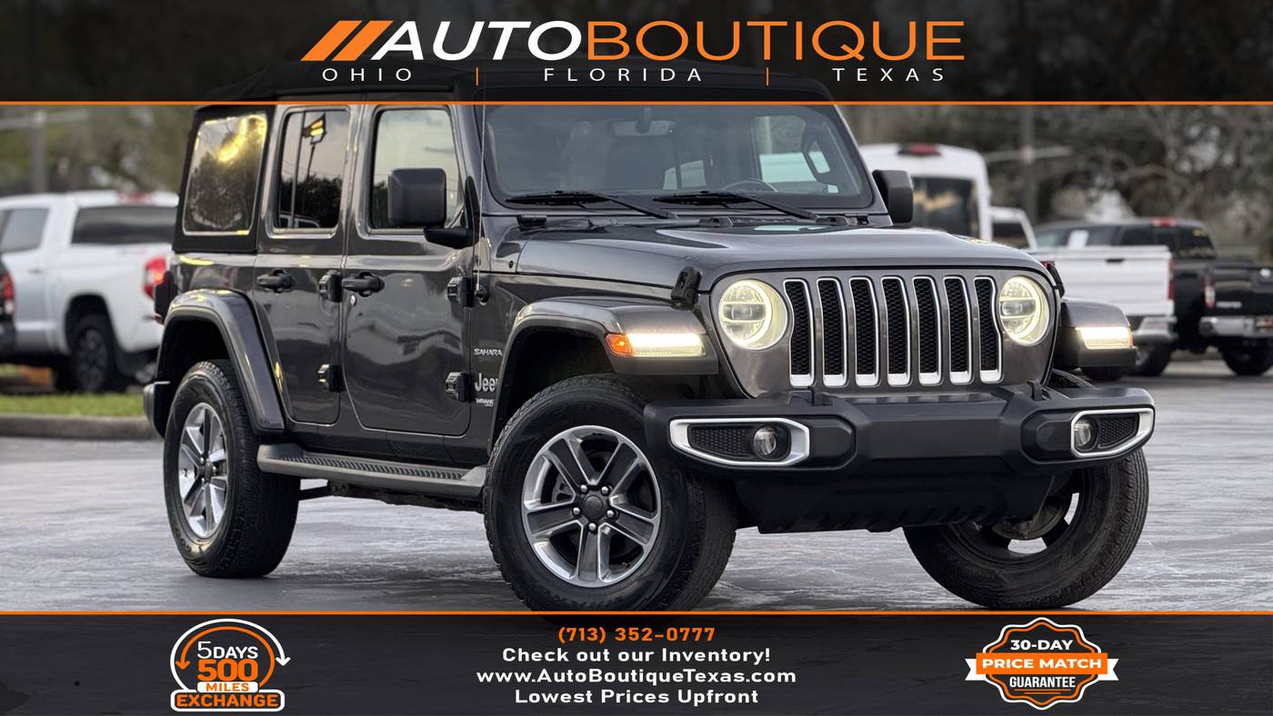 2019 Jeep Wrangler Sahara — SUV — 55,733 mi — Alvin, TX