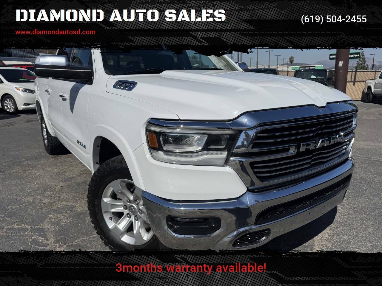 2020 Ram 1500 Laramie — Pickup Truck — 62,511 mi — El Cajon, CA