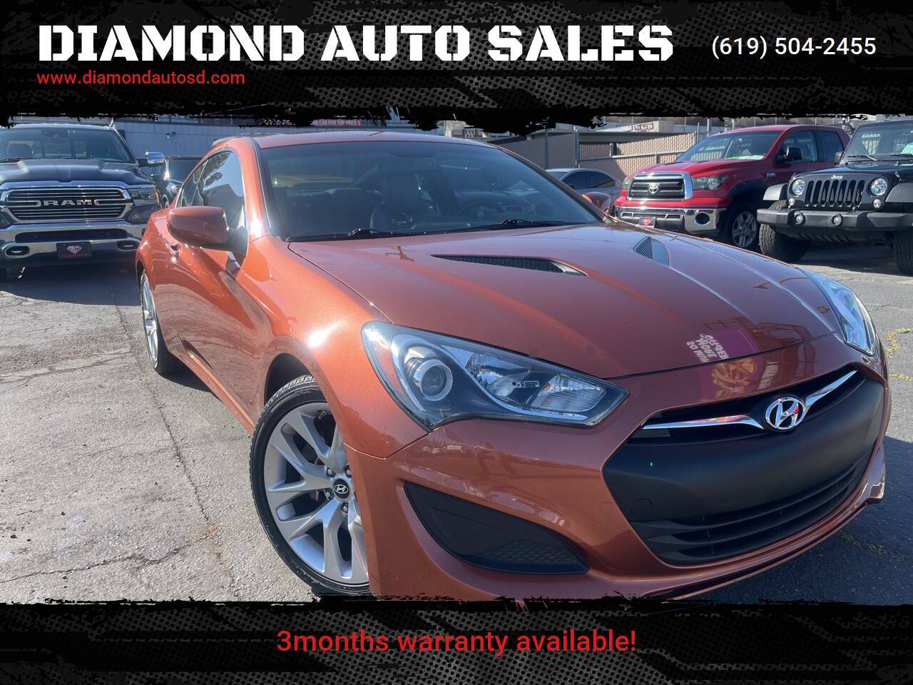 2013 Hyundai Genesis Coupe 2.0T Premium — Coupe — 81,617 mi — El Cajon, CA