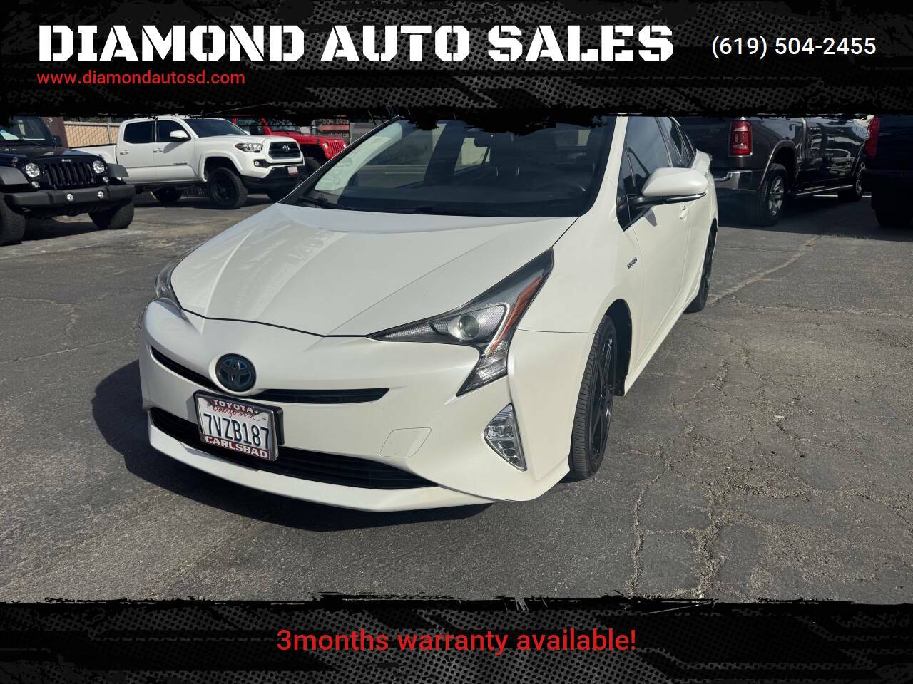 2016 Toyota Prius Four Touring — Hatchback — 81,820 mi — El Cajon, CA
