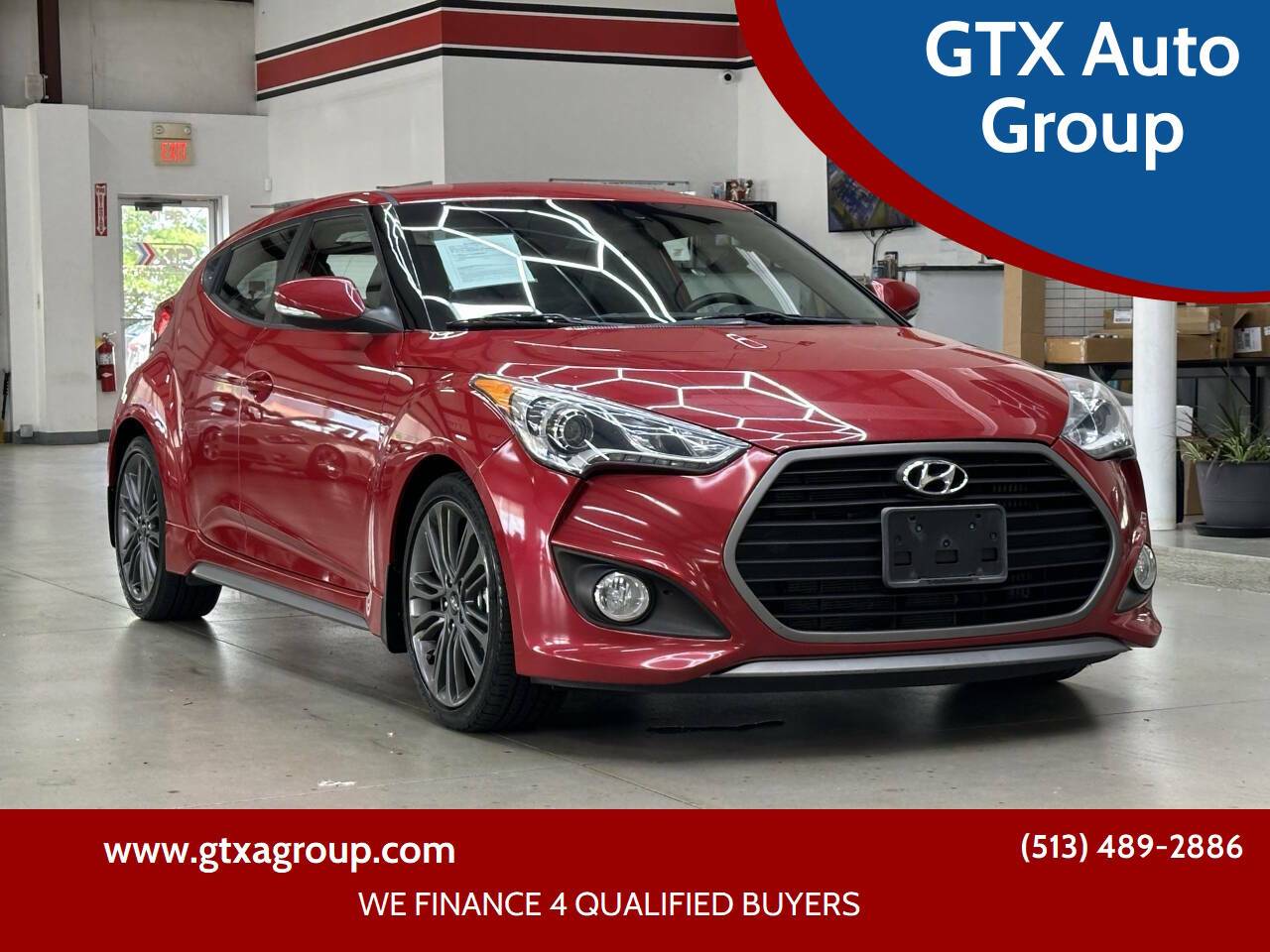 2016 Hyundai Veloster Turbo — Hatchback — 104,318 mi — West Chester, OH