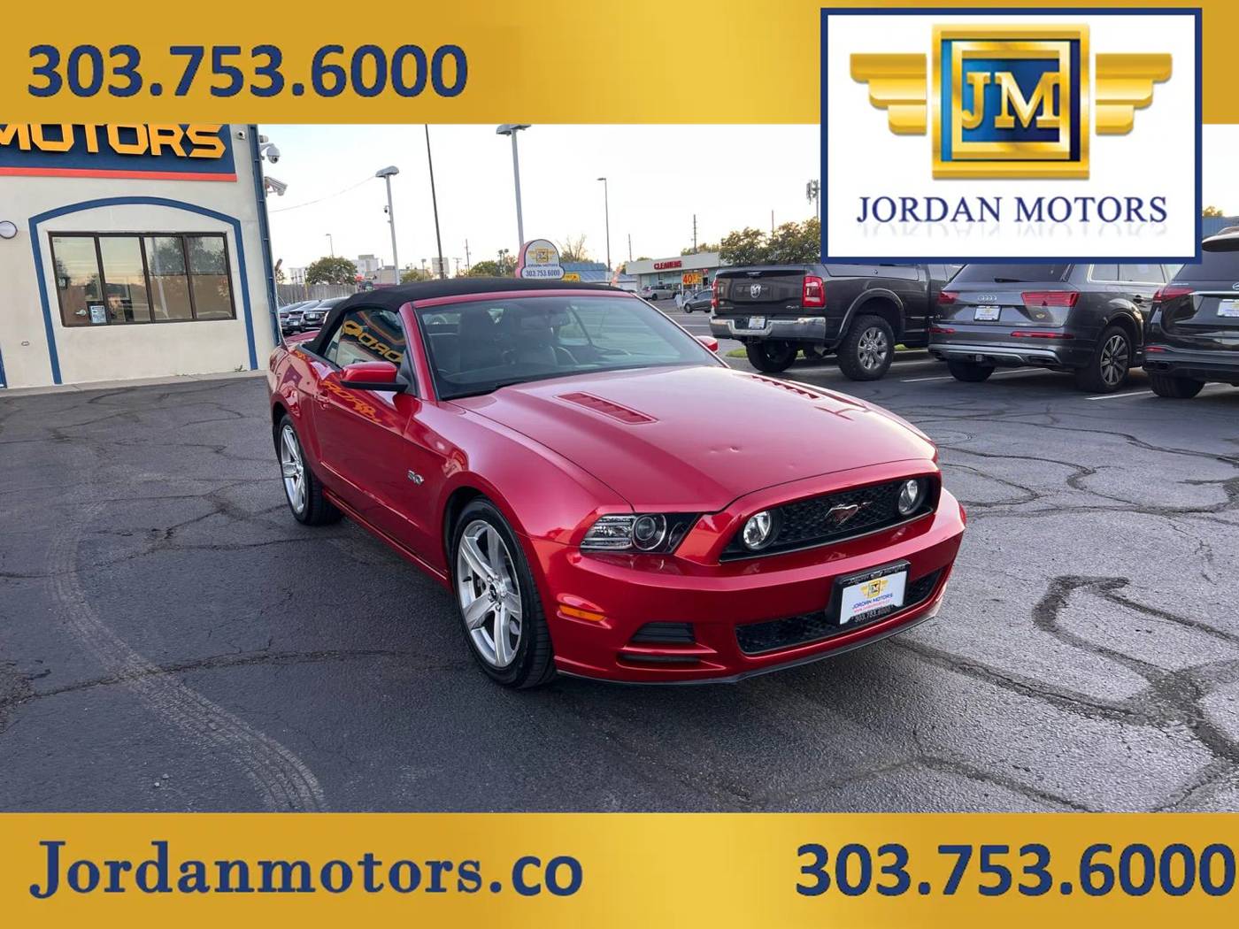 2013 Ford Mustang GT Premium — Convertible — 74,055 mi — Aurora, CO