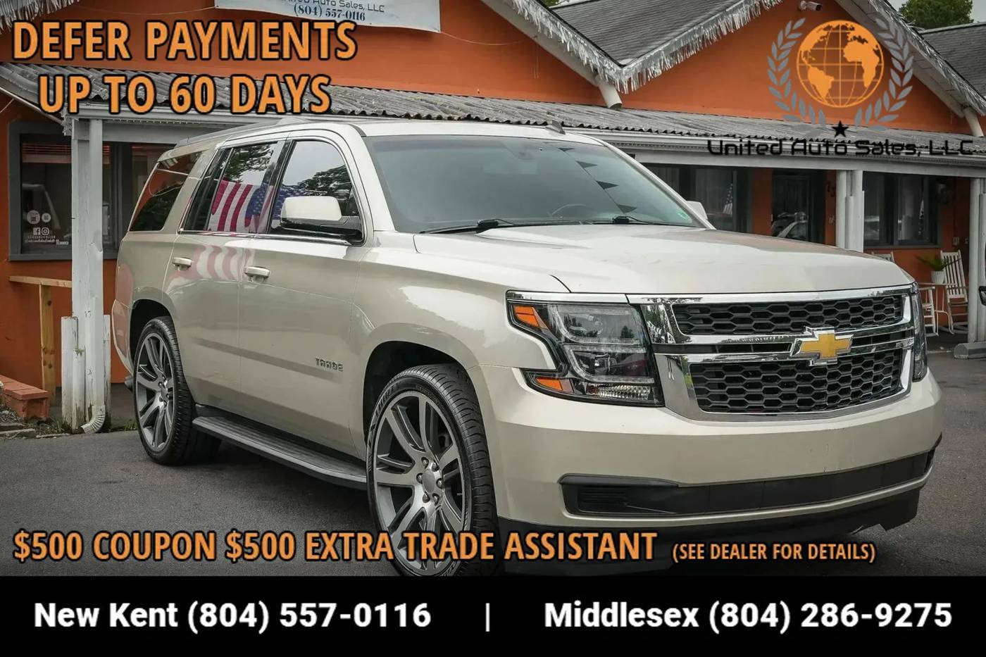 2015 Chevrolet Tahoe LS — SUV — 145,692 mi — Providence Forge, VA