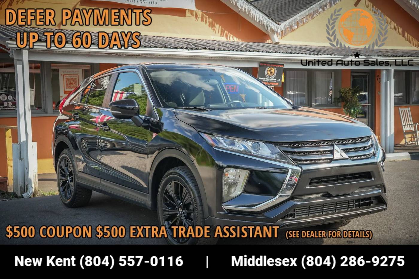 2019 Mitsubishi Eclipse Cross LE — SUV — 80,921 mi — Providence Forge, VA