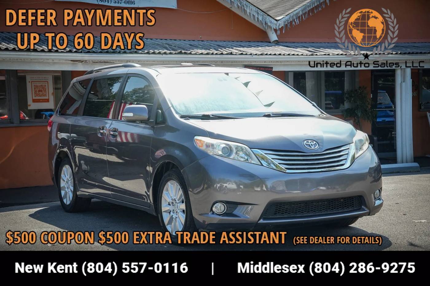 2013 Toyota Sienna Limited — Minivan — 175,162 mi — Providence Forge, VA
