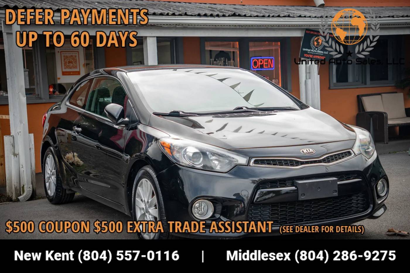 2016 Kia Forte EX — Coupe — 136,734 mi — Providence Forge, VA
