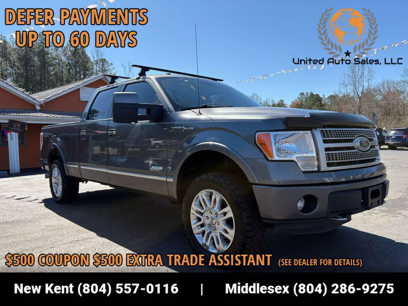 2012 Ford F-150 Platinum — Pickup Truck — 163,079 mi — Providence Forge, VA
