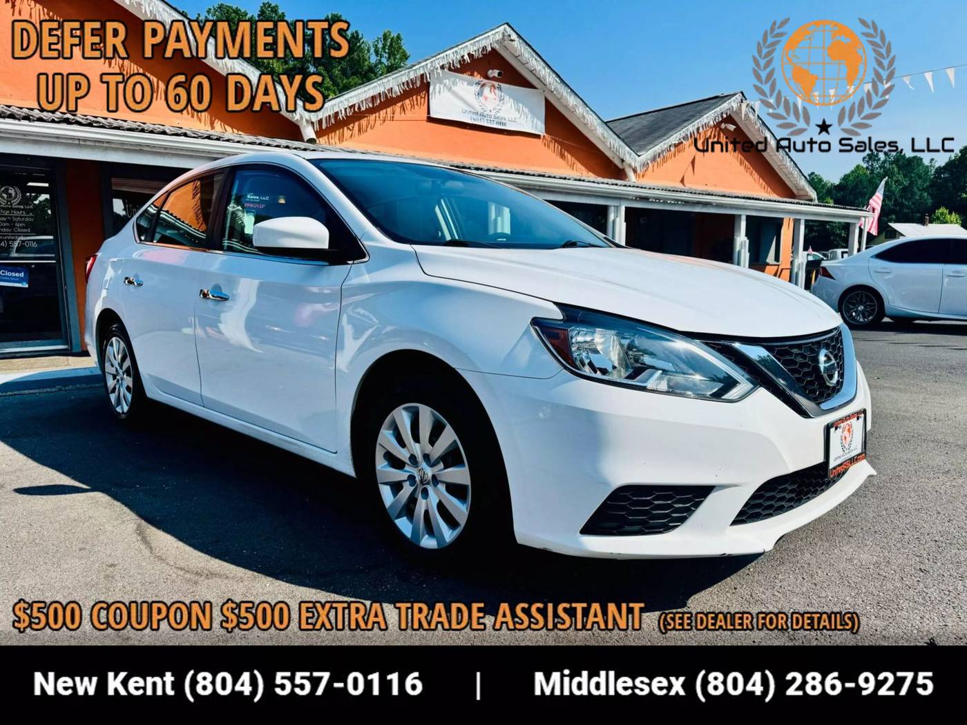 2017 Nissan Sentra S — Sedan — 115,846 mi — Providence Forge, VA