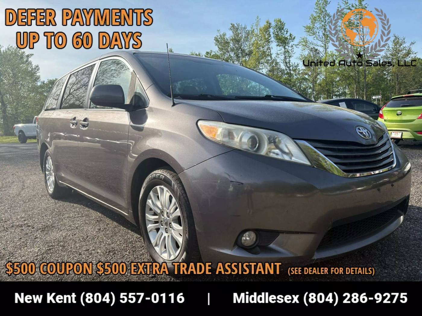 2011 Toyota Sienna XLE — Minivan — 256,664 mi — Providence Forge, VA