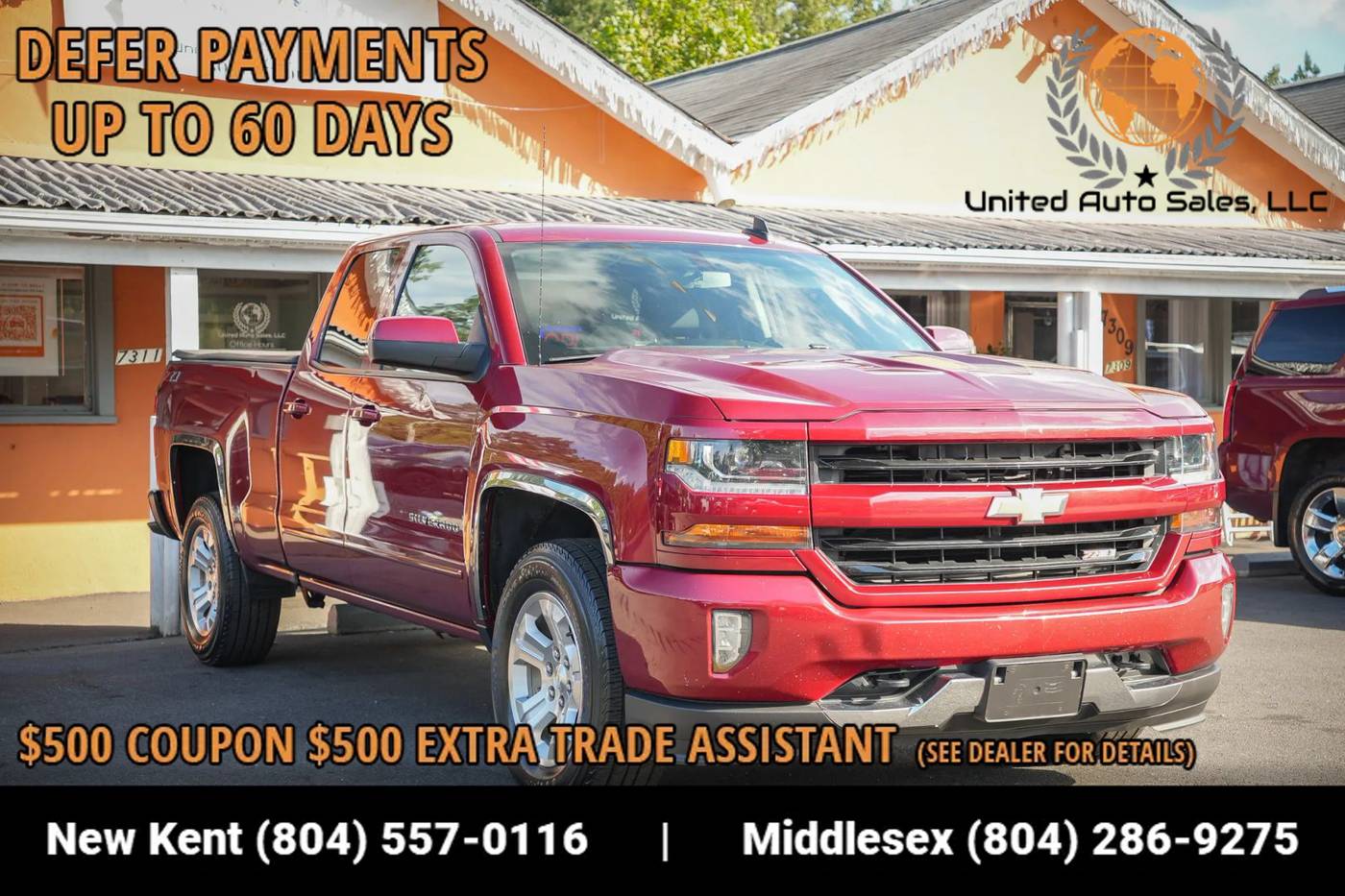 2018 Chevrolet Silverado 1500 LT — Pickup Truck — 123,962 mi — Providence Forge, VA