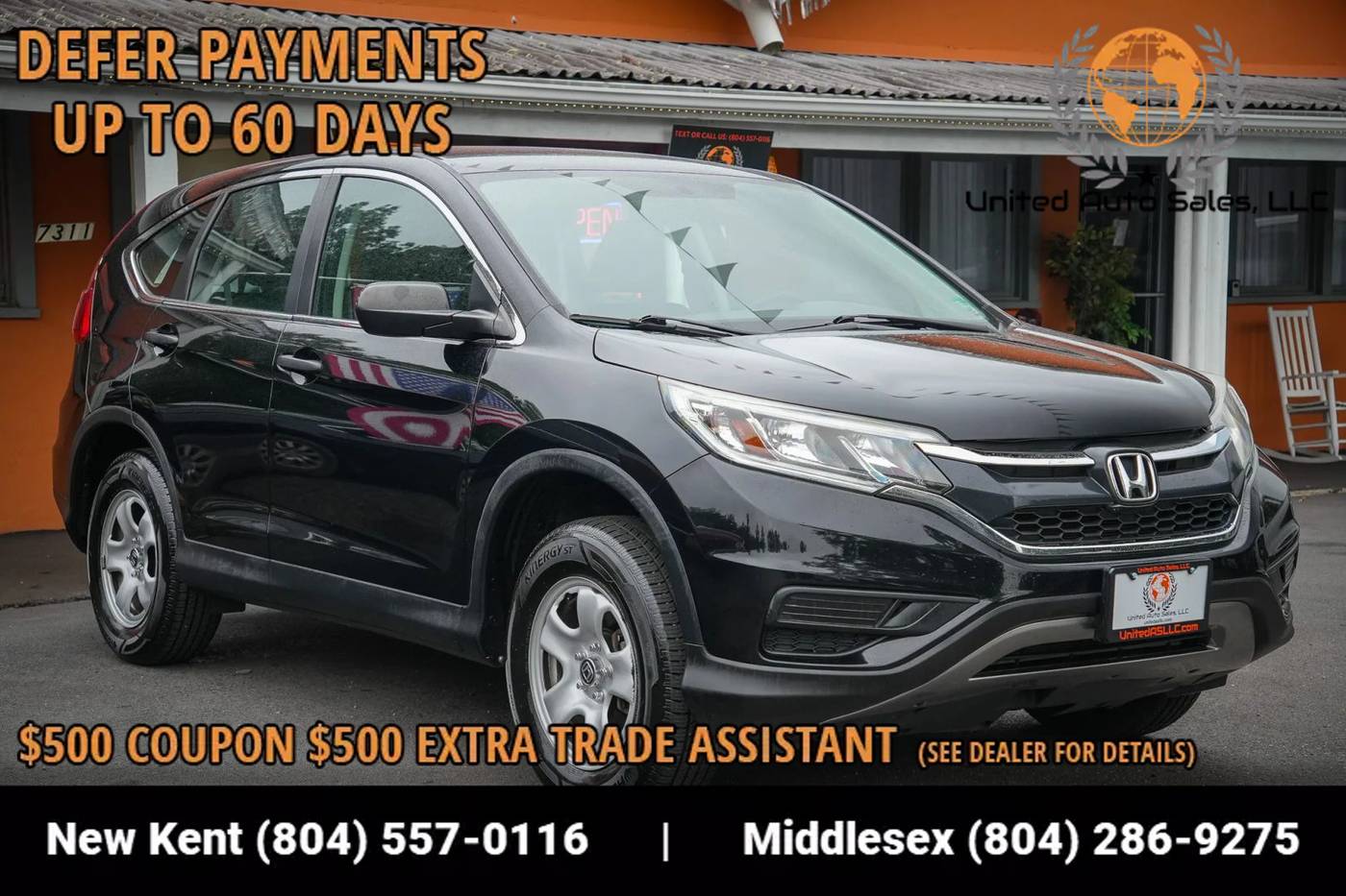 2015 Honda CR-V LX — SUV — 118,398 mi — Providence Forge, VA