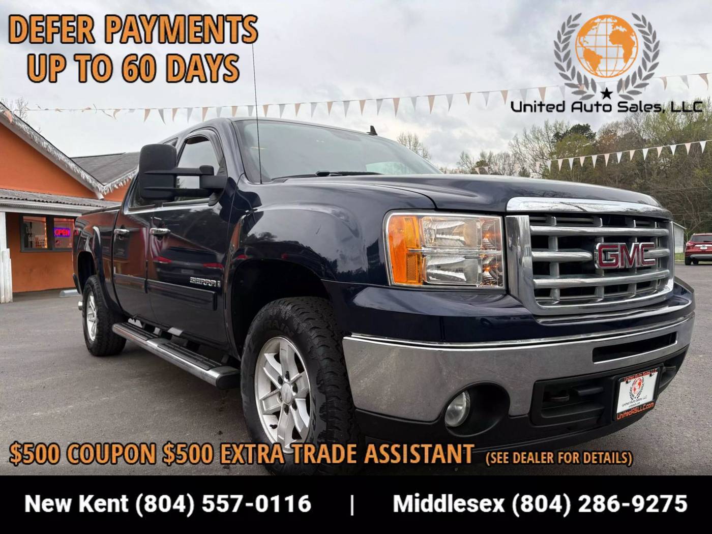 2009 GMC Sierra 1500 SLE — Pickup Truck — 213,888 mi — Providence Forge, VA