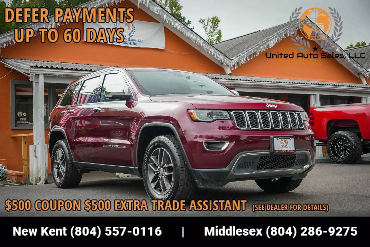 2018 Jeep Grand Cherokee Limited — SUV — 137,598 mi — Providence Forge, VA