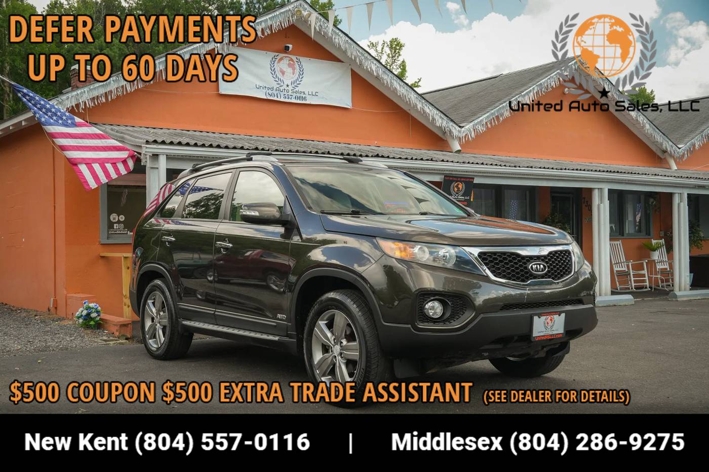 2012 Kia Sorento EX — SUV — 158,848 mi — Providence Forge, VA