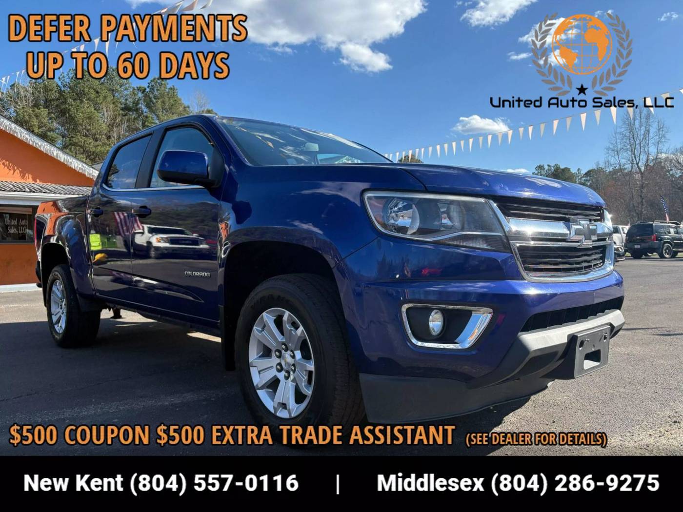 2016 Chevrolet Colorado LT — Pickup Truck — 101,719 mi — Providence Forge, VA