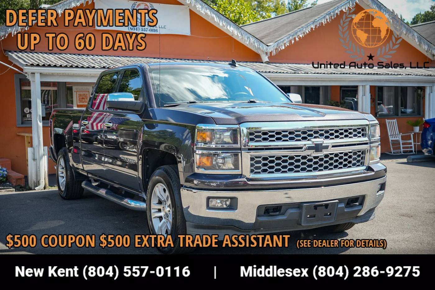 2015 Chevrolet Silverado 1500 LT — Pickup Truck — 102,500 mi — Providence Forge, VA