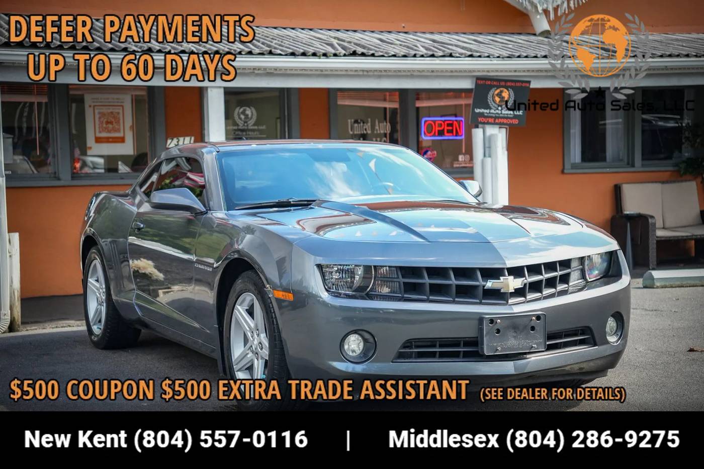 2010 Chevrolet Camaro 1LT — Coupe — 102,500 mi — Providence Forge, VA