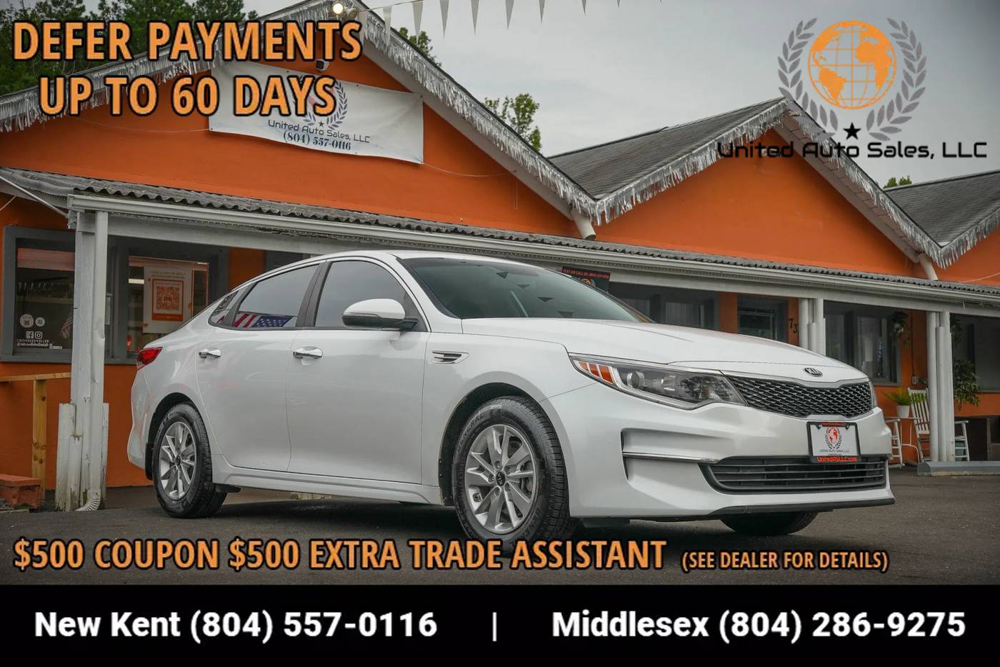 2017 Kia Optima LX — Sedan — 122,943 mi — Providence Forge, VA