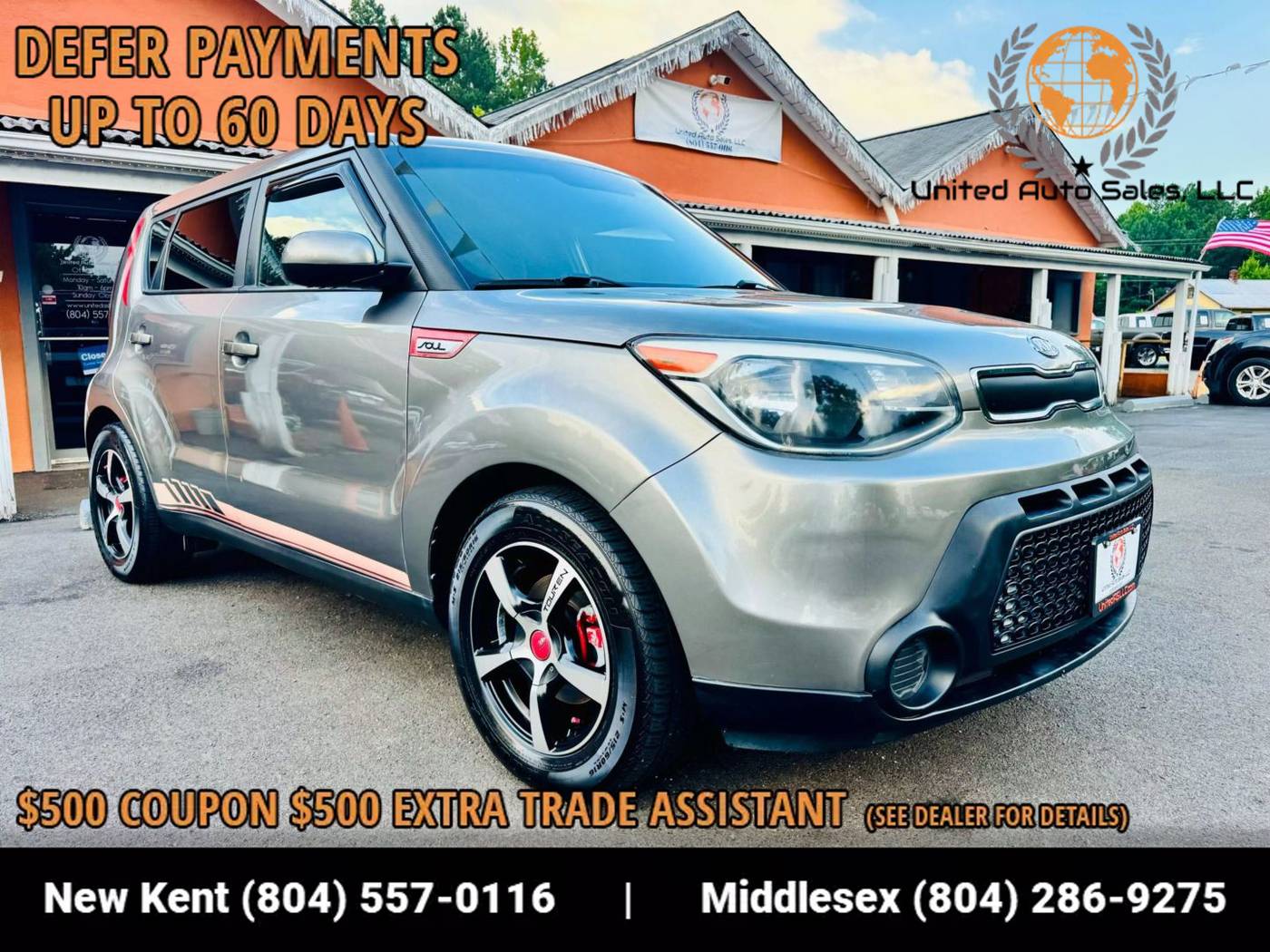 2016 Kia Soul Base — Hatchback — 123,429 mi — Providence Forge, VA