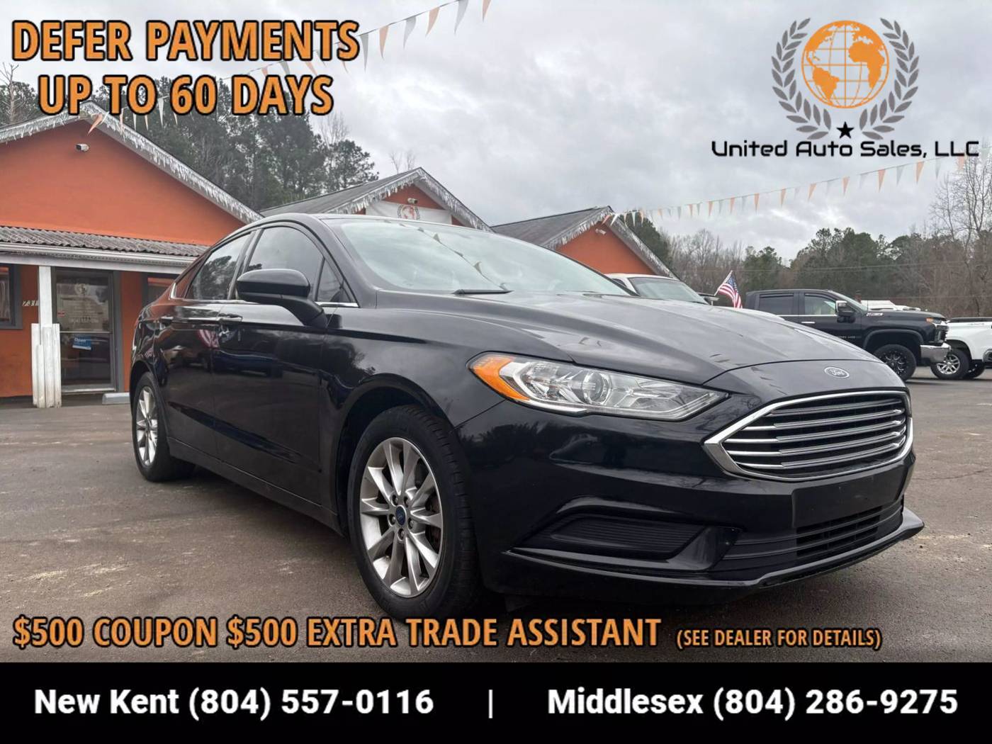 2017 Ford Fusion SE — Sedan — 90,833 mi — Providence Forge, VA