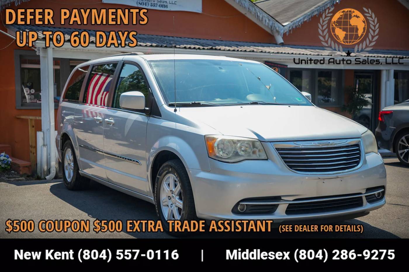 2012 Chrysler Town & Country Touring — Minivan — 104,013 mi — Providence Forge, VA