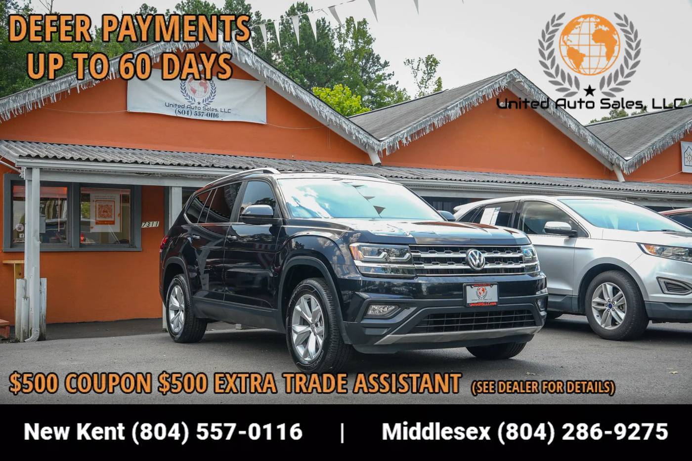 2018 Volkswagen Atlas SE — SUV — 116,843 mi — Providence Forge, VA