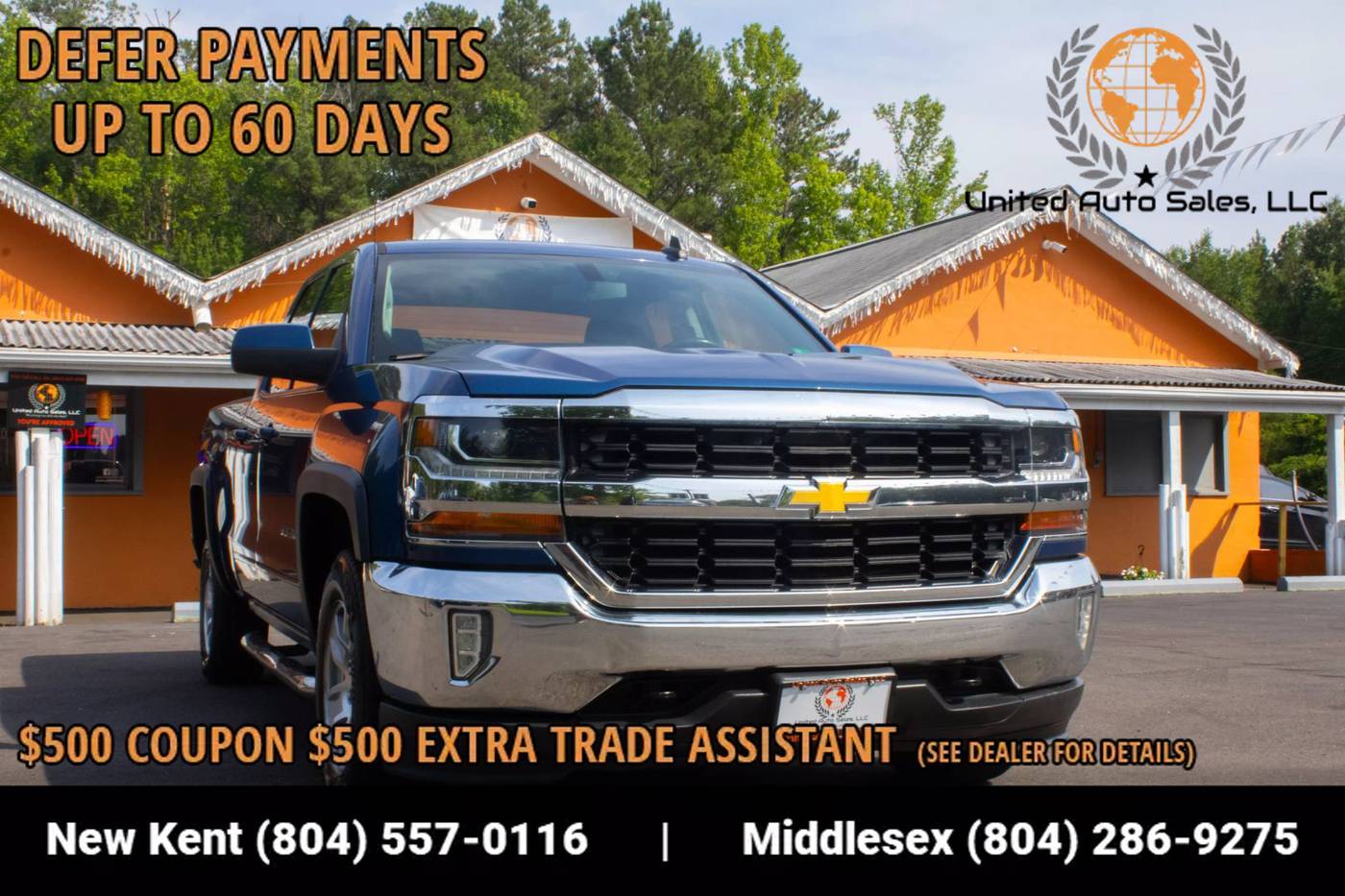 2017 Chevrolet Silverado 1500 LT — Pickup Truck — 173,750 mi — Providence Forge, VA
