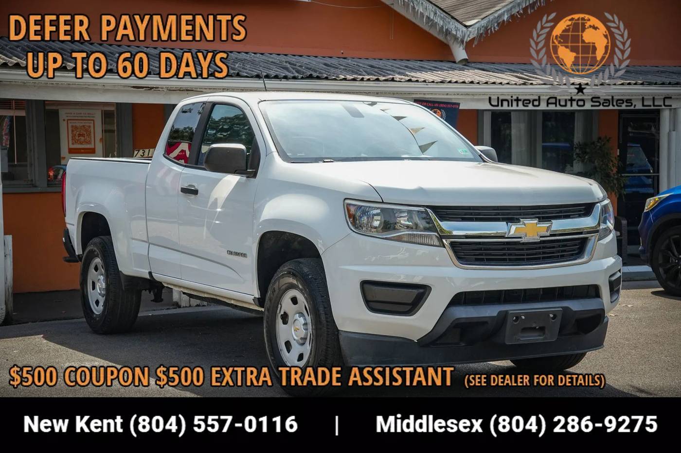 2017 Chevrolet Colorado WT — Pickup Truck — 80,955 mi — Providence Forge, VA