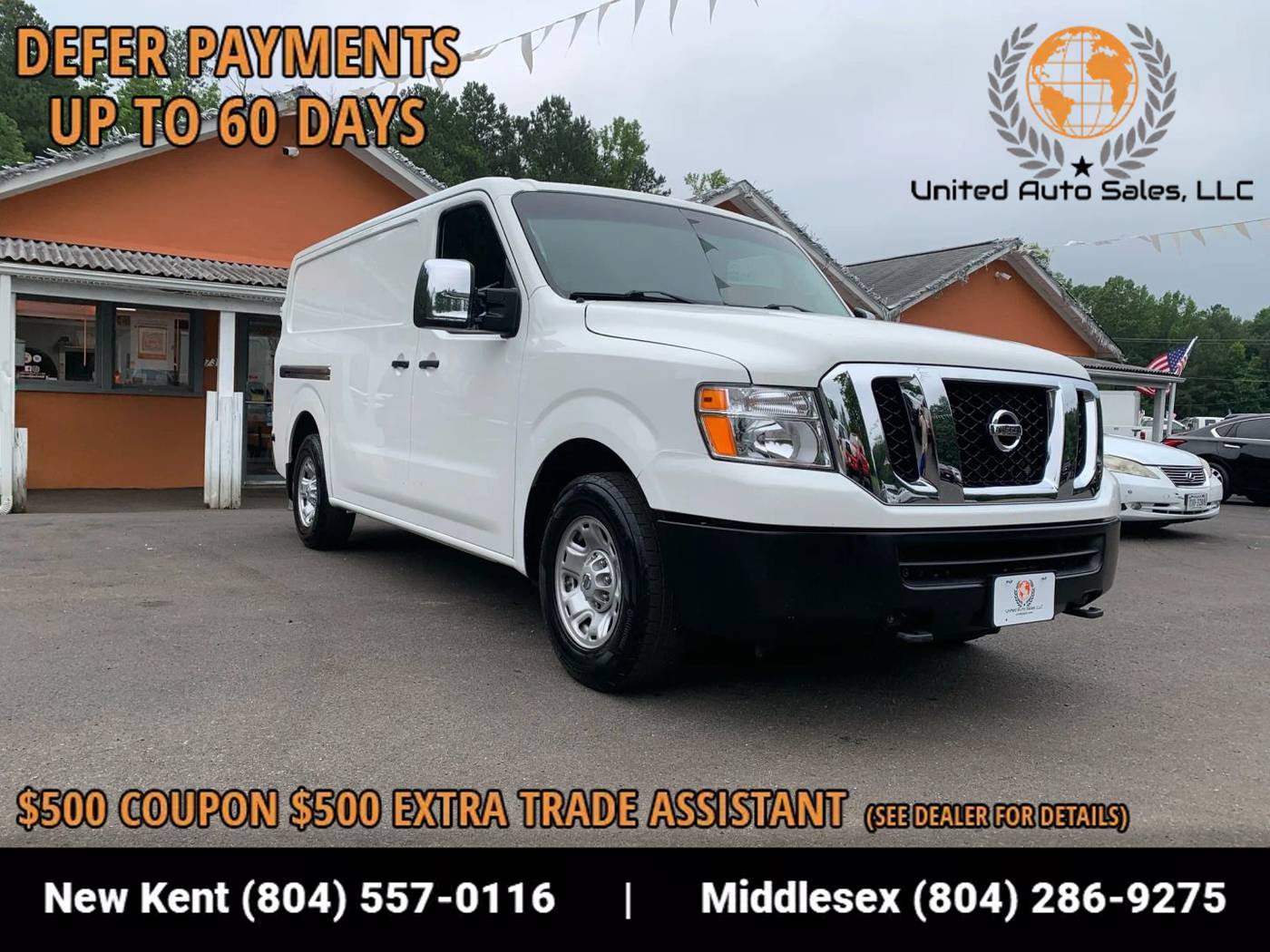 2021 Nissan NV Cargo NV3500 HD SV — Cargo Van — 189,126 mi — Providence Forge, VA