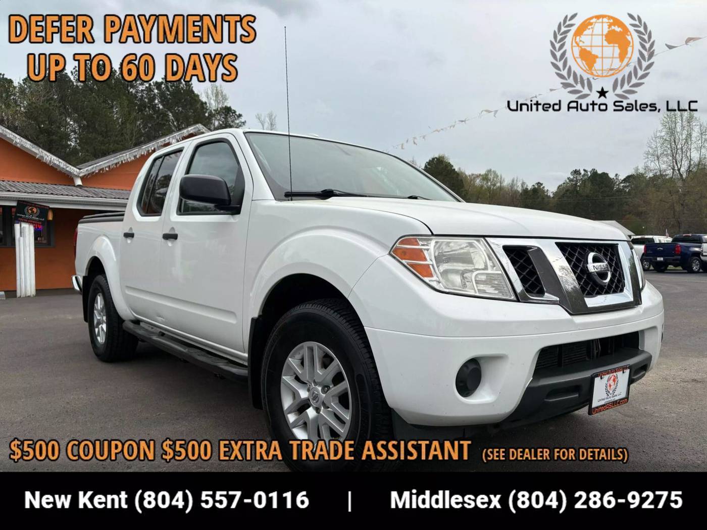 2017 Nissan Frontier SV V6 — Pickup Truck — 105,444 mi — Providence Forge, VA