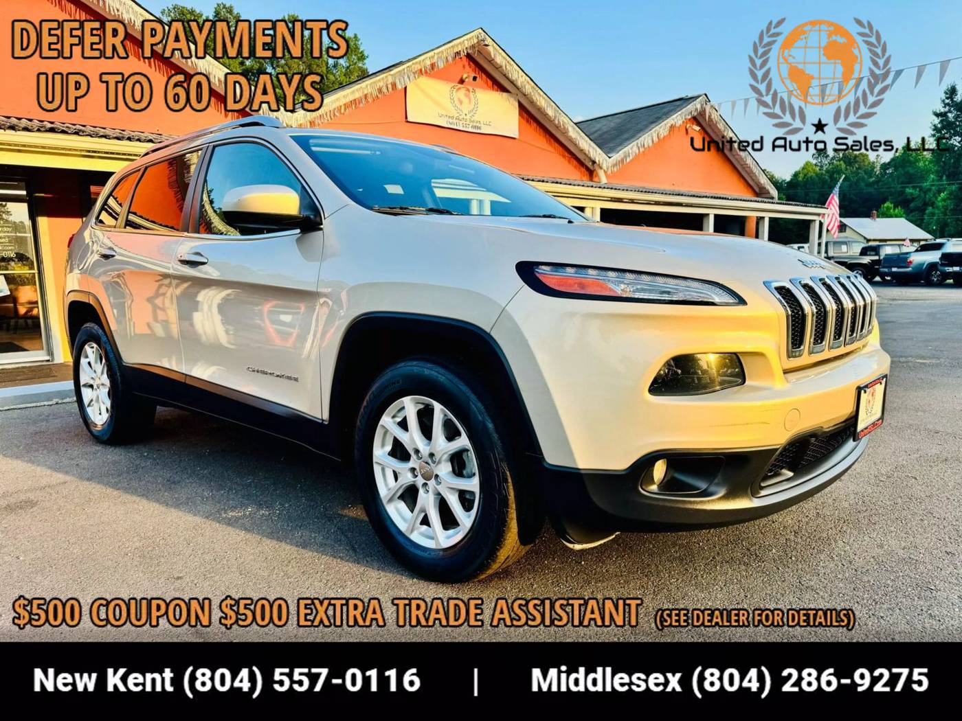 2015 Jeep Cherokee Latitude — SUV — 137,000 mi — Providence Forge, VA