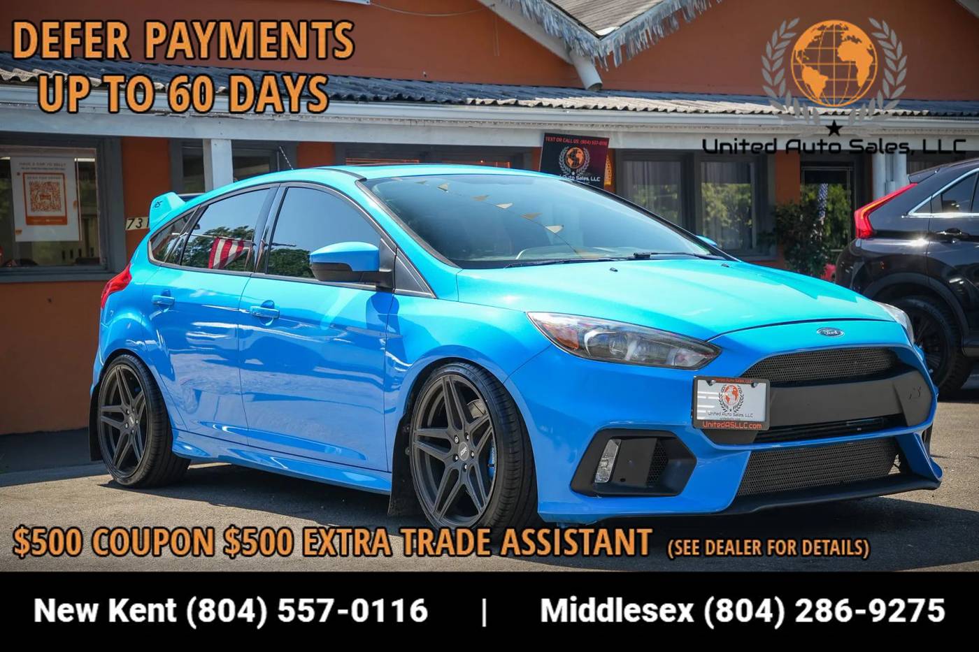 2017 Ford Focus RS — Hatchback — 92,658 mi — Providence Forge, VA