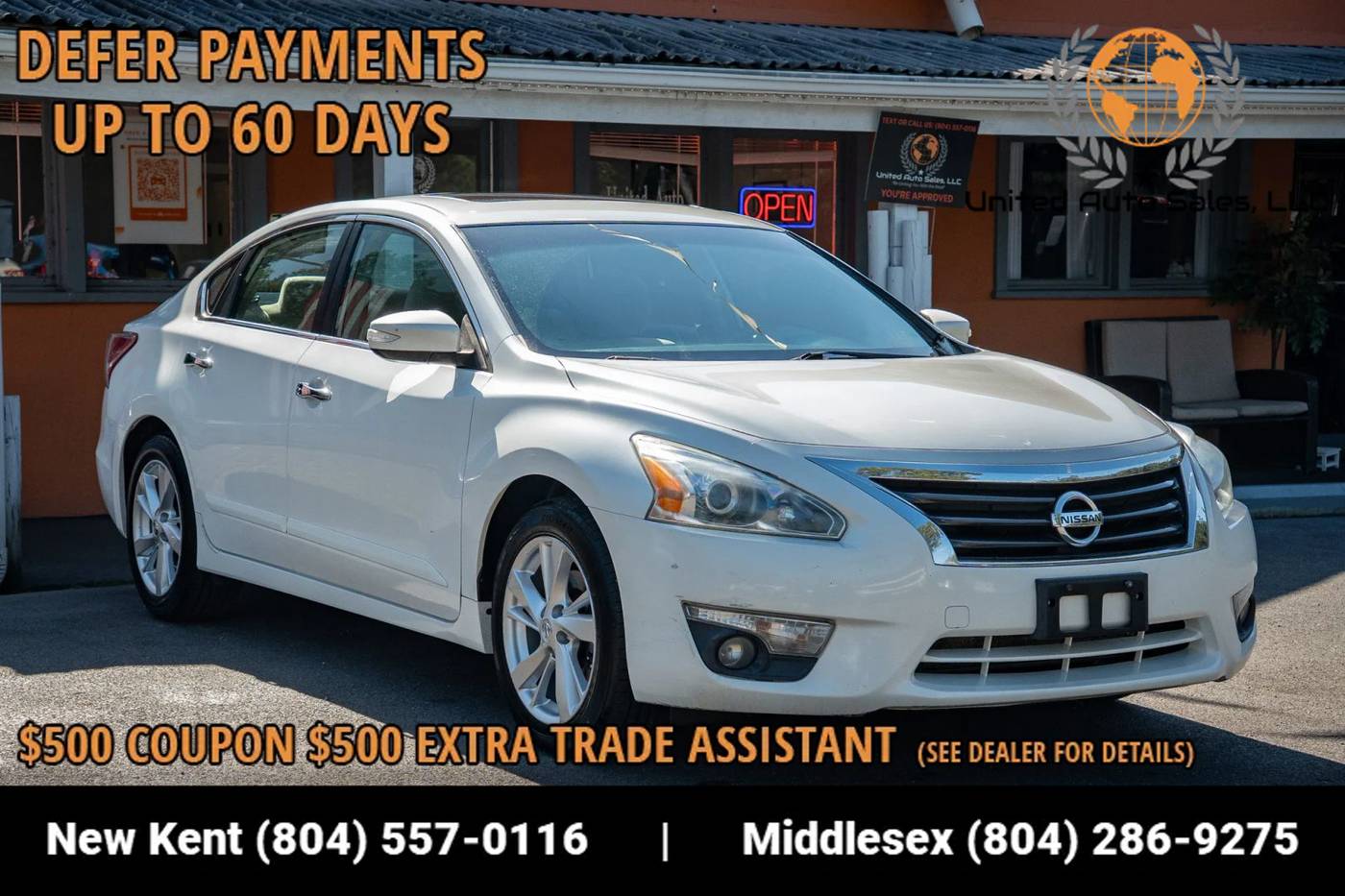 2013 Nissan Altima 2.5 SV — Sedan — 164,500 mi — Providence Forge, VA