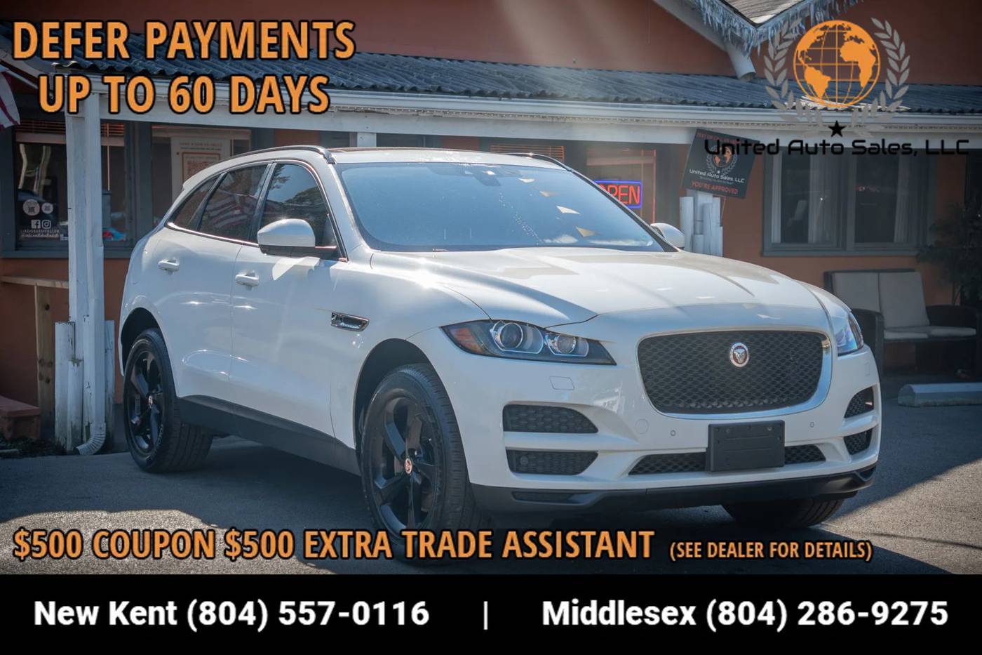 2017 Jaguar F-PACE Premium — SUV — 107,899 mi — Providence Forge, VA