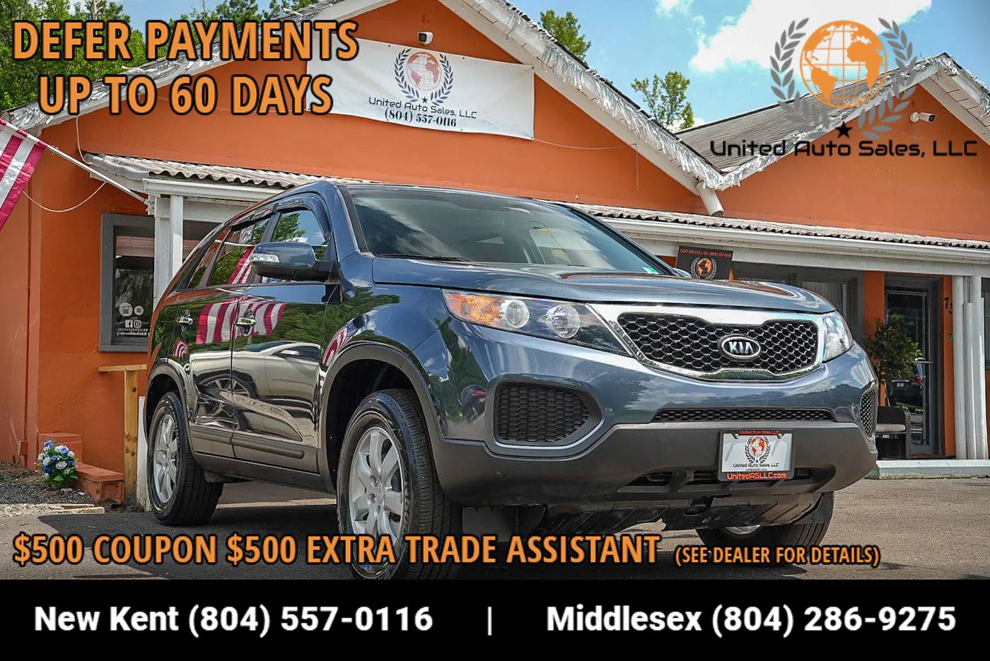 2011 Kia Sorento LX — SUV — 124,005 mi — Providence Forge, VA