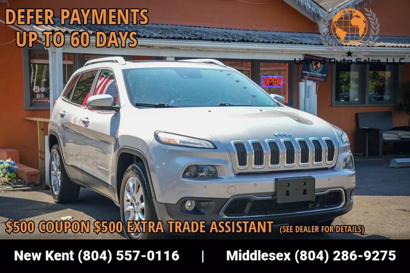 2014 Jeep Cherokee Limited — SUV — 210,159 mi — Providence Forge, VA